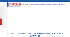 Desktop Screenshot of jeanfavre.ch